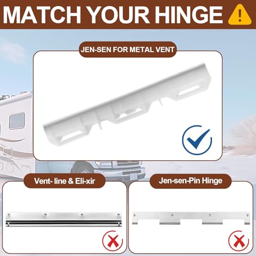 Wadoy 13 x 13 inch RV Camper Vent Cover/Lid Comaptible with Jensen 40152 Metal Base 1994 & Up Models, Universal Roof Vent Cover Replacement for RV, Trailer, Camper, Motorhome