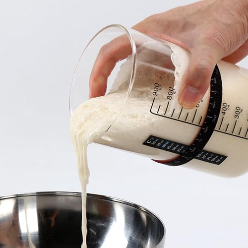 Kit de fermentación de yogur y levadura para principiantes con junta y tarro multifuncional 8