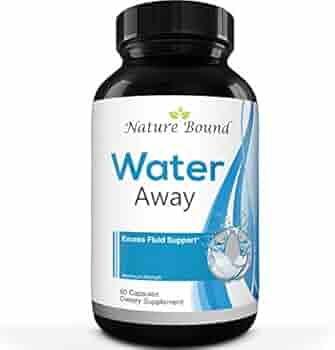 Water Away Supplement for Fast Bloating and Swelling Relief Pure Natural  Diuretic Pills Reduce Water Retention Support Weight Loss Boost Energy  Levels