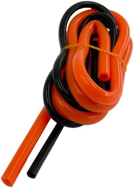 2PCS RC Boat Flexible Silicone Water Cooled Tube Water Cooling Pipe Tube for RC Boat Ship DIY Model Toy Water Cooling Parts (Transparent)