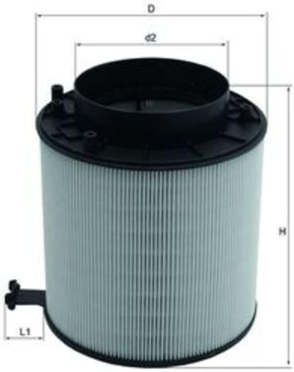 MAHLE Original LX 2091D Air Filter