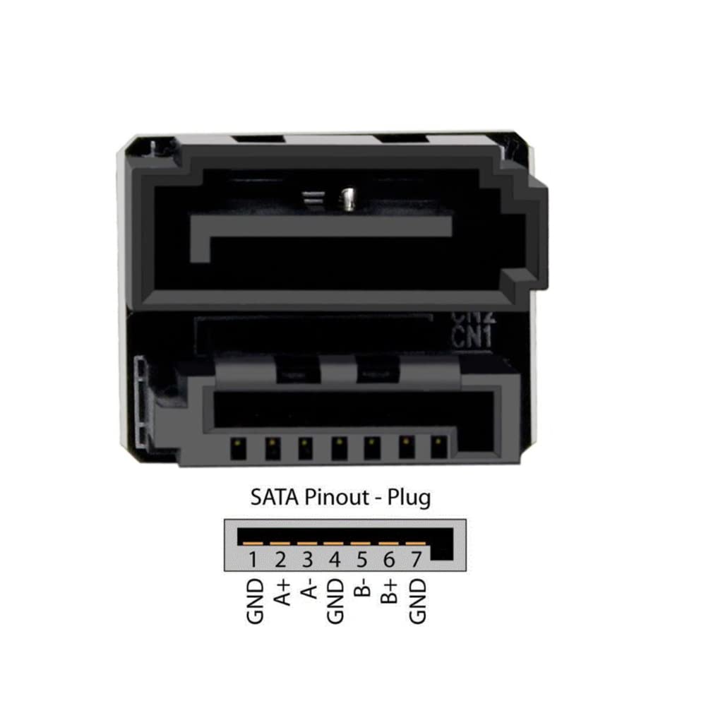 Pojedynczy adapter SATA 7-pinowy żeński na 7-pinowy męski 360 stopni kątowy adapter do komputerów stacjonarnych SSD HDD płyta główna płyta główna