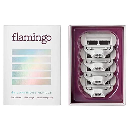 Flamingo Women's Razor Blade Refill - 4 Pack