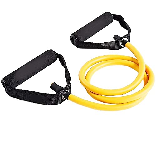 VENOM Resistance Band Or Toning Tube with Foam Handle for Squats, HIPS, Legs, Butt, Glutes and Heavy Workouts Physical Therapy, Rehab, Stretching, Home Fitness (Pack of 1) (Color : Yellow) (B0BP5Z1669) Amazon Price History, Amazon Price Tracker