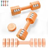 MANUEKLEAR Adjustable Weights Dumbbells Set for Women and Men, Non-Slip Handles Dumbbell Weights for