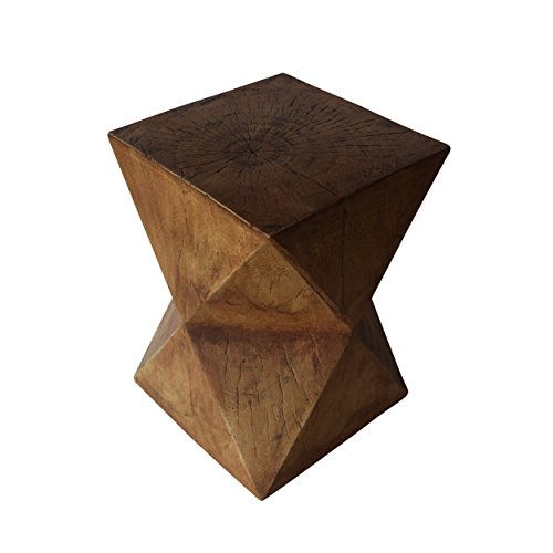 Christopher Knight Home Manuel Light-Weight Concrete Accent Table, Natural, 12.5D x 12.5W x 17.75H in