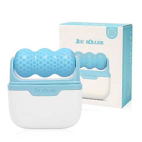 NGCG Travel Ice Rollers for Face Ice Face Rollers Tools Ice Face Rollers Eyes Puffiness Cold Massage Face Rollers Face Rollers Tool Cooling Sensation Blood Circulations, Blue