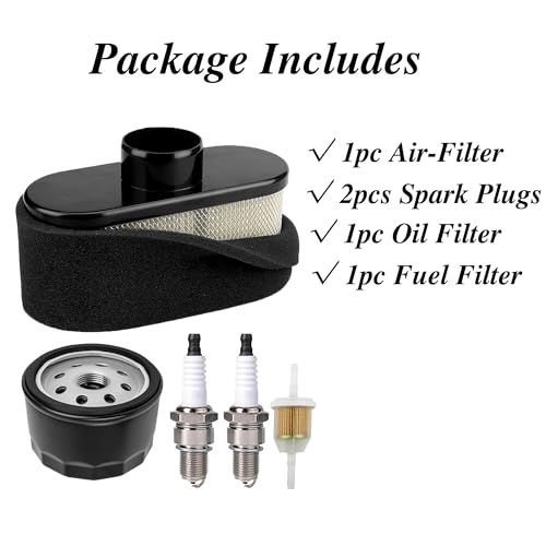 Air Filter Tune Up Kit Compatible for John Deere X300R X300 X360 X570 X580 X584 X380 X384 X390 X394 Lawn Mower