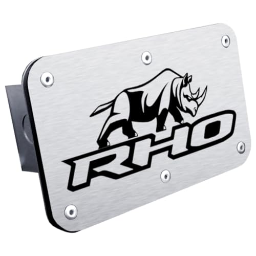 Au-TOMOTIVE GOLD, INC. Officially Licensed Class III Trailer Hitch Plug for Ram RHO Stacked (Brushed)