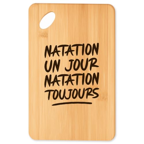 Plateau apéro en bambou Natation toujours pour servir vos invités
