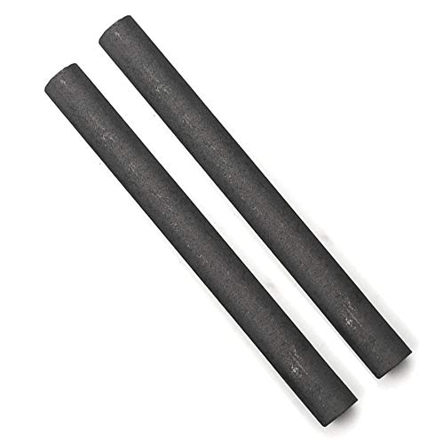 OURECO 2 Pcs Barbons de Carbone Rodons D'Électrode Tige de Cylindre de Graphite, 15 Mm de...