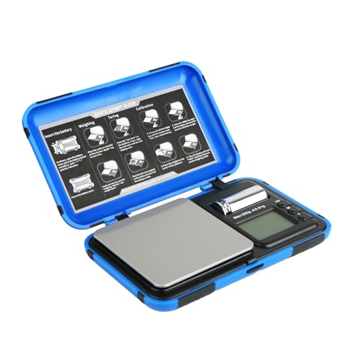 Báscula Electrónica de Mano Profesional LCD Azul miniatura 2