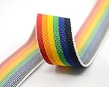 iCraft 1.5-inch Wide By 3-yard Colored Striped Elastic Band 42150