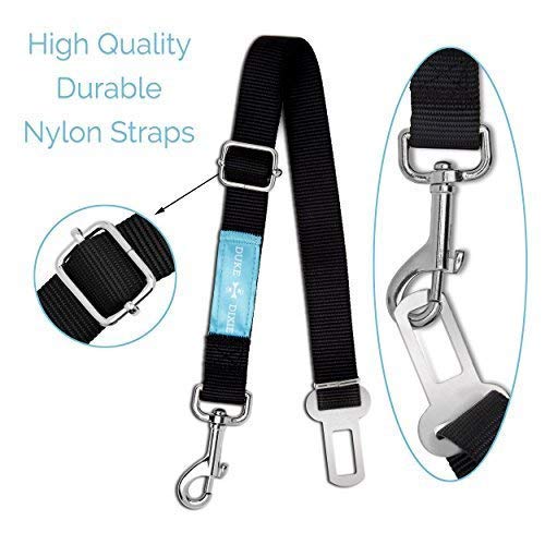 Dog Seat Belt Pet Dog Cat Car Seatbelt Safety Tether - 2 Pack - Adjustable Harness Belts Pet Leash - Heavy Duty Nylon Seatbelts - Universal Fit Cars Truck Suv #TOP7