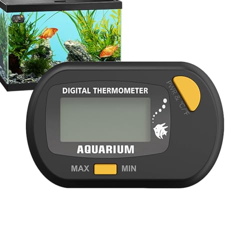 水族館温度計、水槽温度計 - デジタルテラリウム温度計 | トカゲ、カメ、 爬虫類用のポータブル温度センサー