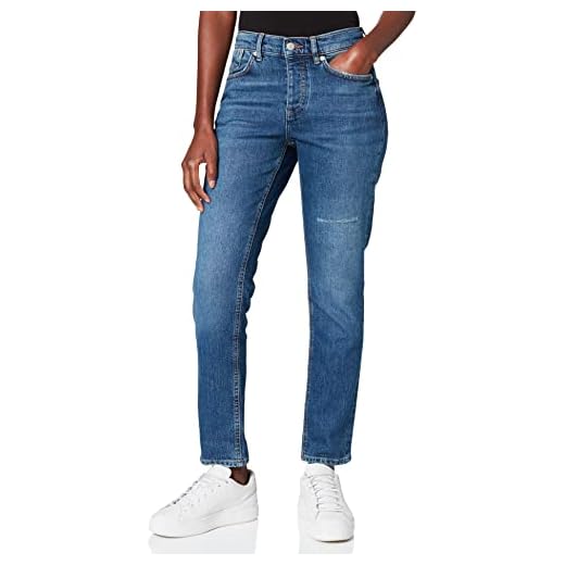 Comma CI Dambyxor fritidsbyxor, 58z8 Mörkblå stretch, 40 SE