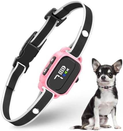 No Shock Bark Collar For Small Dogs - Rechargeable Anti-Barking Device With  Vibration & Beep Modes