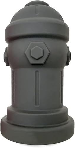 Bark Potty Silikon-Feuerhydrant für Rüden – Töpfchentraining mit Duftmarkierung – 10,2x17,8 cm Klein Grau