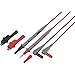 Produktbild VOLTCRAFT TL 88-4 Sicherheits-Messleitungs-Set Lamellenstecker 4 mm Prüfspitze 1.80 m Schwarz, Rot 1 Set