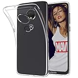 Moto G7 Clear Case,Slim Thin Soft Skin Silicone Flexible TPU Anti-Scratch Shockproof Lightweight Gel Protective Cases Cover for Motorola G7,Crystal Clear