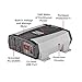 Cobra CPI1590 Portable Power Inverter – 1500 Watt Car Charger, 2 Grounded AC Outlets, 12 Volt 2.4 Amp USB Port, Survival Gear, Camping Accessories, Travel Essentials