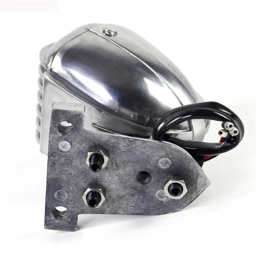 Feu arrière de moto avec feu stop et microphone pour custom Bobber style vintage - 6