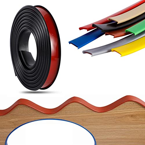 SUNCN U���^�S���Ƌ�G�b�W�o���f�B���O�A�t���L�V�u���Ƌ�G�b�W�g�����A�e�[�u���L���r�l�b�g�pTPE�G�b�W�v���e�N�^�[�e�[�v�G�b�W�K�[�h (12mm×5m,Black)