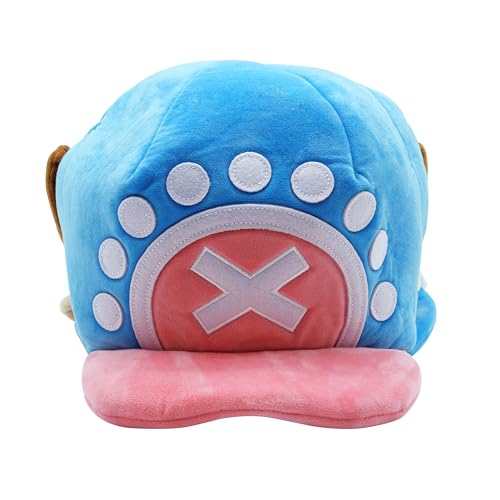 ABYSTYLE One Piece Tony Tony Chopper Hat Replica Adult Size Blue and Pink Cosplay Hat Accessories Merch Gift