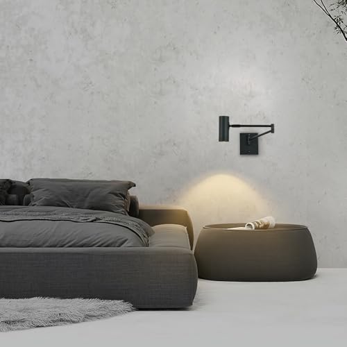 Lámpara de pared LED moderna con acabados metálicos y tecnología telescópica 4