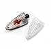 SPNUVR 2Pcs Motorcycle Turn Signal Light Front Or Rear Indicator Compatible With Triumph Tiger 800/XC Tiger 1050 Daytona 675/R 2009-2018 (Short handle and Clear)