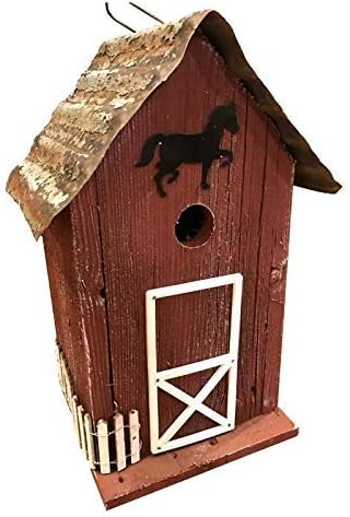 Bird in Hand Red Summitville Stable Bird House