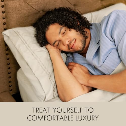 Image of ClevaHome Twin Size Sheet Set - 4 Piece Fitted Sheets Set, Oat Milk