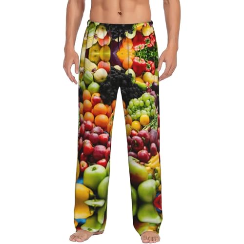 Pantalon de pyjama en flanelle homme noir blanc XXL vêtement de nuit chaud en coton à motif