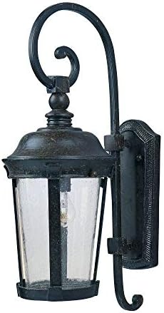 Maxim 3023CDBZ, Dover DC Cast Aluminum Outdoor Wall Sconce Lighting, 100 Total Watts, Bronze by Maxim Lighting