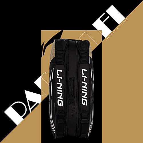 Image of Li-Ning Parallel Badminton Kit Bag (Black /Gold)