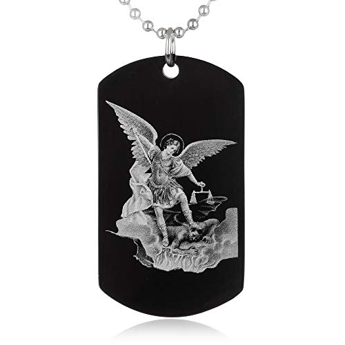 Scripture Baptism Holy Bible Verse Dog Tag Necklace,Engraved Catholic Christian Communion Confirmation Rite Religious Gift2