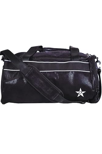 Faux Suede in Black Rebel Athletic Duffle Bag