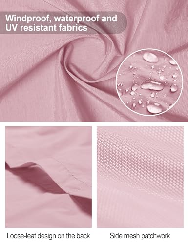 INBIKE Cycling Gilet Women Vest Jacket Windproof Lightweight Breathable Nylon Bicycling Sports Reflective Waterproof Pink 2XL - Image 4