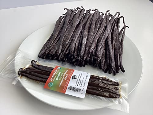 image for FITNCLEAN HERBS AND SPICES 6 Organic Vanilla Beans Madagascar Grade A 