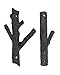 Branch Cast Iron Wall Hook - Set of 2