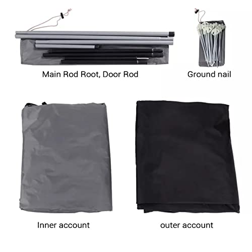 Carpa familiar para camping, lona de algodón, yurt para adultos miniatura 5