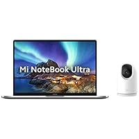 MI Notebook Ultra 3.2K Resolution Display Intel Core i5-11300H 11th Gen 15.6 Inch Thin Light Laptop & 360° Home Security Wireless Camera 2K Pro with Bluetooth Gateway BLE 4.2