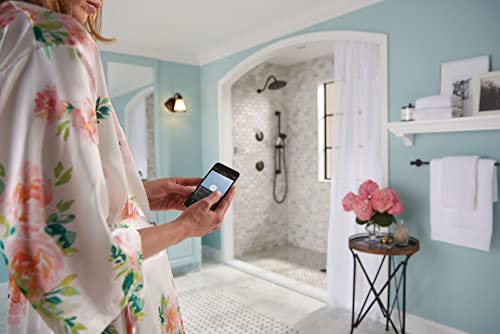 Moen Smart Shower Terra Beige 4-Outlet Digital Shower Controller For Thermostatic Shower Valve, Ts3304Tb #TOP2