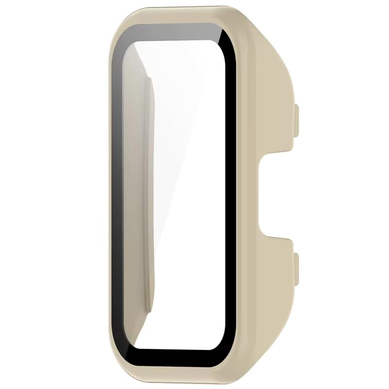 Connexa Protective Case Compatible with Huawei Band 8/9 – All-in-One TPU Cover with Built-in Screen Protector (Cream)-image-28