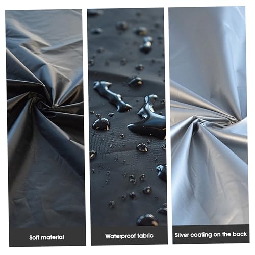 Cubierta de caja de arena hexagonal impermeable gris para proteger parques infantiles 6
