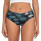 Confort sans couture : avec un design invisible et une taille élastique sans creux, ces sous-vêtements pour femme à imprimé floral offrent une flexibilité ultime sans laisser de lignes visibles, pour les vêtements d'extérieur moulants ou amples.