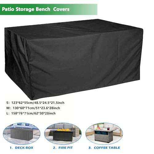 Protector de banco de patio impermeable contra el viento y la lluvia para exterior 7