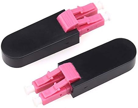 Fiber Optic Loopback Adapter LC/MM Fiber Optic Signal Loop Connector OM4