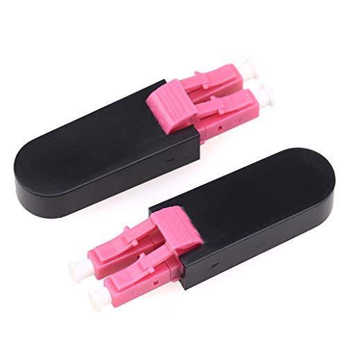 Fiber Optic Loopback Adapter LC/MM Fiber Optic Signal Loop Connector (OM4)