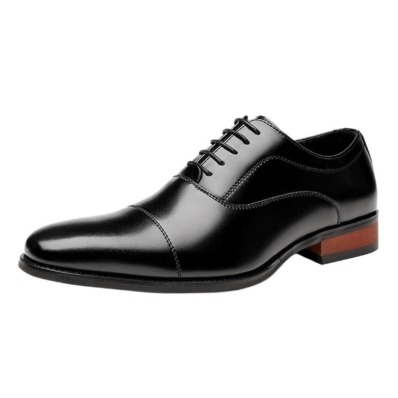 Lace Up Dress Shoes for Men Pointed Toe Leather Design Ideal for Business Casual and Daily Wear